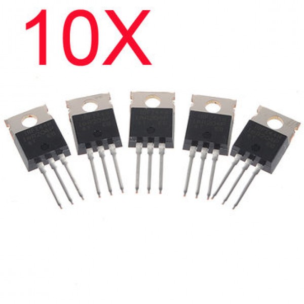 10Pcs IRFZ44N Transistor N-Channel Recti...