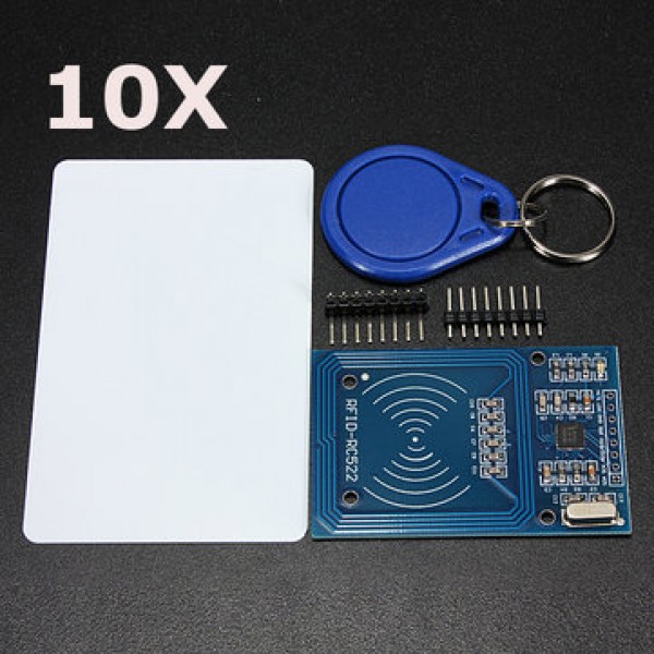 10Pcs RC522 Chip IC Card Induction Modul...