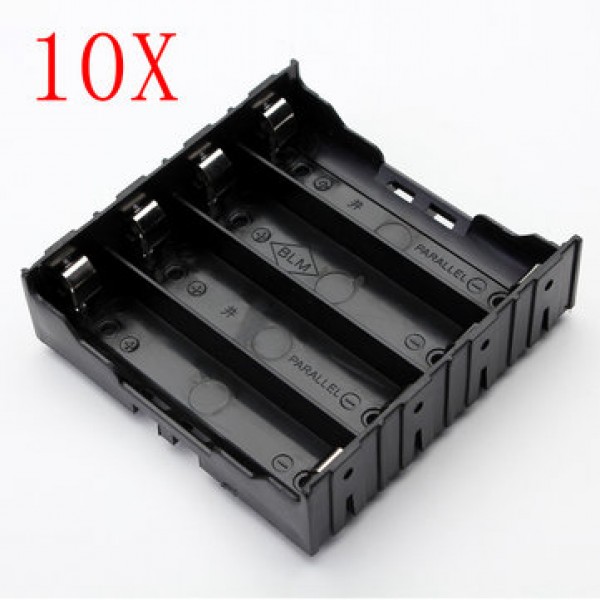 10Pcs E1A1 ABS Battery Box Holder For 4 ...