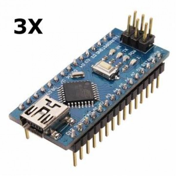 3Pcs ATmega328P Arduino Compatible Nano ...