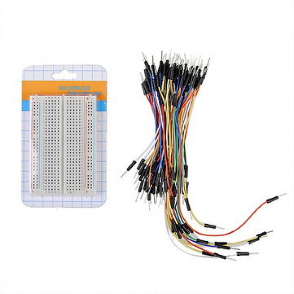 Prototype Board 400 Hole Breadboard + 65...