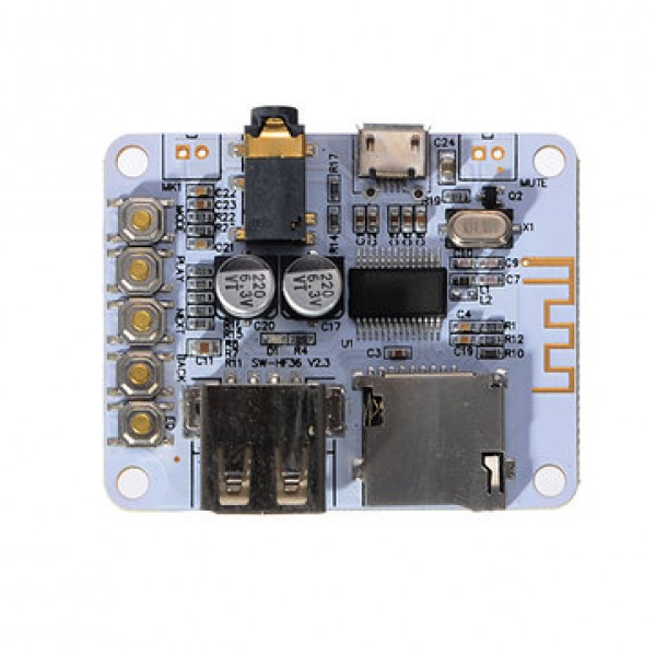 Bluetooth Audio Receiver Digital Amplifier Board With USB Port T