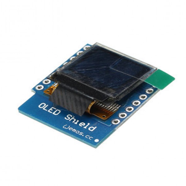 0.66 Inch OLED Shield For WeMos D1 Mini 64X48 IIC I2C Compatible